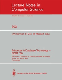 Enlarge image Cover: Advances in Database Technology - EDBT '88 - Springer