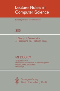 Abbildung von: MFDBS 87 - Springer