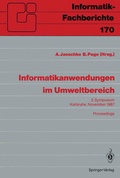 Cover: Informatikanwendungen im Umweltbereich - Springer