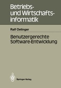 Cover: Benutzergerechte Software-Entwicklung - Springer