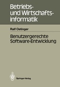Cover: Benutzergerechte Software-Entwicklung - Springer