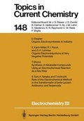 Cover: Electrochemistry III - Springer