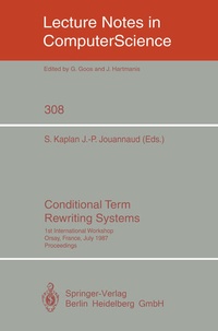 Enlarge image Cover: Conditional Term Rewriting Systems - Springer