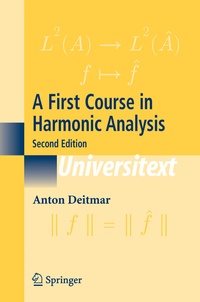 Abbildung von: A First Course in Harmonic Analysis - Springer