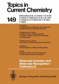 Cover: Molecular Inclusion and Molecular Recognition - Clathrates II - Springer