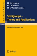 Cover: Semigroups. Theory and Applications - Springer
