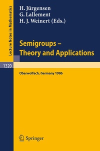 Abbildung von: Semigroups. Theory and Applications - Springer
