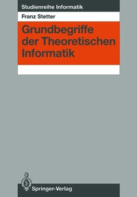 Enlarge image Cover: Grundbegriffe der Theoretischen Informatik - Springer