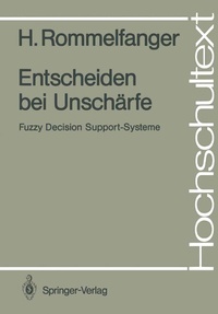 Abbildung von: Entscheiden bei Unschärfe - Springer