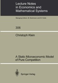 Bild: A Static Microeconomic Model of Pure Competition - Springer