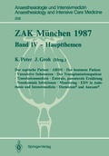 Cover: ZAK M&uuml;nchen 1987 - Springer
