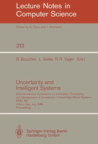 Enlarge image Cover: Uncertainty and Intelligent Systems - Springer