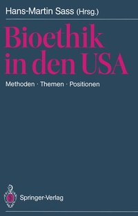 Enlarge image Cover: Bioethik in den USA - Springer