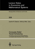 Cover: Computer-Aided Transit Scheduling - Springer