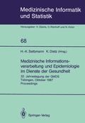Cover: Medizinische Informationsverarbeitung und Epidemiologie im Dienste der Gesundheit - Springer