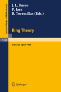 Cover: Ring Theory - Springer