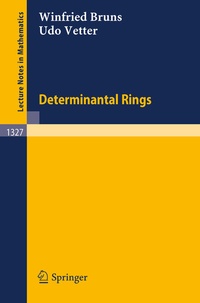 Abbildung von: Determinantal Rings - Springer