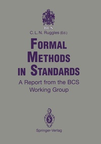 Enlarge image Cover: Formal Methods in Standards - Springer