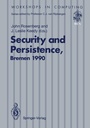 Cover: Security and Persistence - Springer