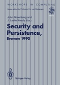 Cover: Security and Persistence - Springer
