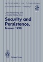 Cover: Security and Persistence - Springer