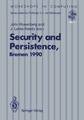 Cover: Security and Persistence - Springer