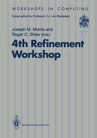 Enlarge image Cover: 4th Refinement Workshop - Springer