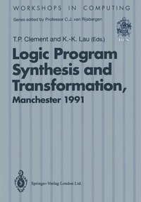 Enlarge image Cover: Logic Program Synthesis and Transformation - Springer
