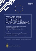 Cover: Computer Integrated Manufacturing - Springer