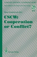 Cover: CSCW: Cooperation or Conflict? - Springer