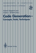 Cover: Code Generation - Concepts, Tools, Techniques - Springer