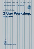 Cover: Z User Workshop, York 1991 - Springer