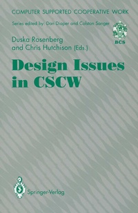 Enlarge image Cover: Design Issues in CSCW - Springer
