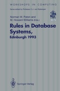 Cover: Rules in Database Systems - Springer