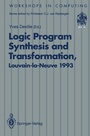 Cover: Logic Program Synthesis and Transformation - Springer