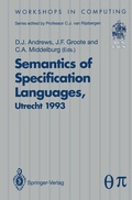 Cover: Semantics of Specification Languages (SoSL) - Springer