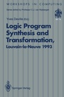 Cover: Logic Program Synthesis and Transformation - Springer