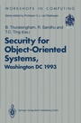 Cover: Security for Object-Oriented Systems - Springer