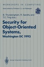 Cover: Security for Object-Oriented Systems - Springer