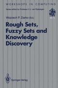 Cover: Rough Sets, Fuzzy Sets and Knowledge Discovery - Springer