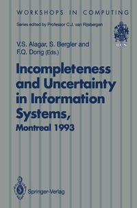 Bild vergrößern Bild: Incompleteness and Uncertainty in Information Systems - Springer