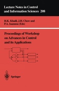 Cover: Proceedings of Workshop on Advances in Control and its Applications - Springer