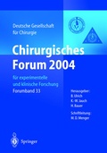 Cover: Chirurgisches Forum 2004 - Springer
