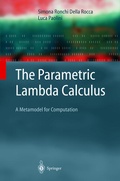 Cover: The Parametric Lambda Calculus - Springer
