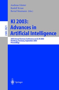 Enlarge image Cover: KI 2003: Advances in Artificial Intelligence - Springer
