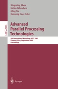 Cover: Advanced Parallel Processing Technologies - Springer