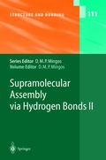Cover: Supramolecular Assembly via Hydrogen Bonds II - Springer