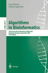 Abbildung von: Algorithms in Bioinformatics - Springer