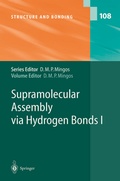 Cover: Supramolecular Assembly via Hydrogen Bonds I - Springer