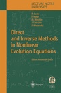 Cover: Direct and Inverse Methods in Nonlinear Evolution Equations - Springer